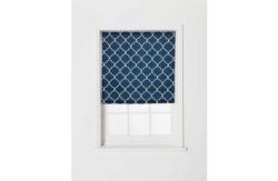 Collection Trellis Roller Blind - 3ft - Indigo